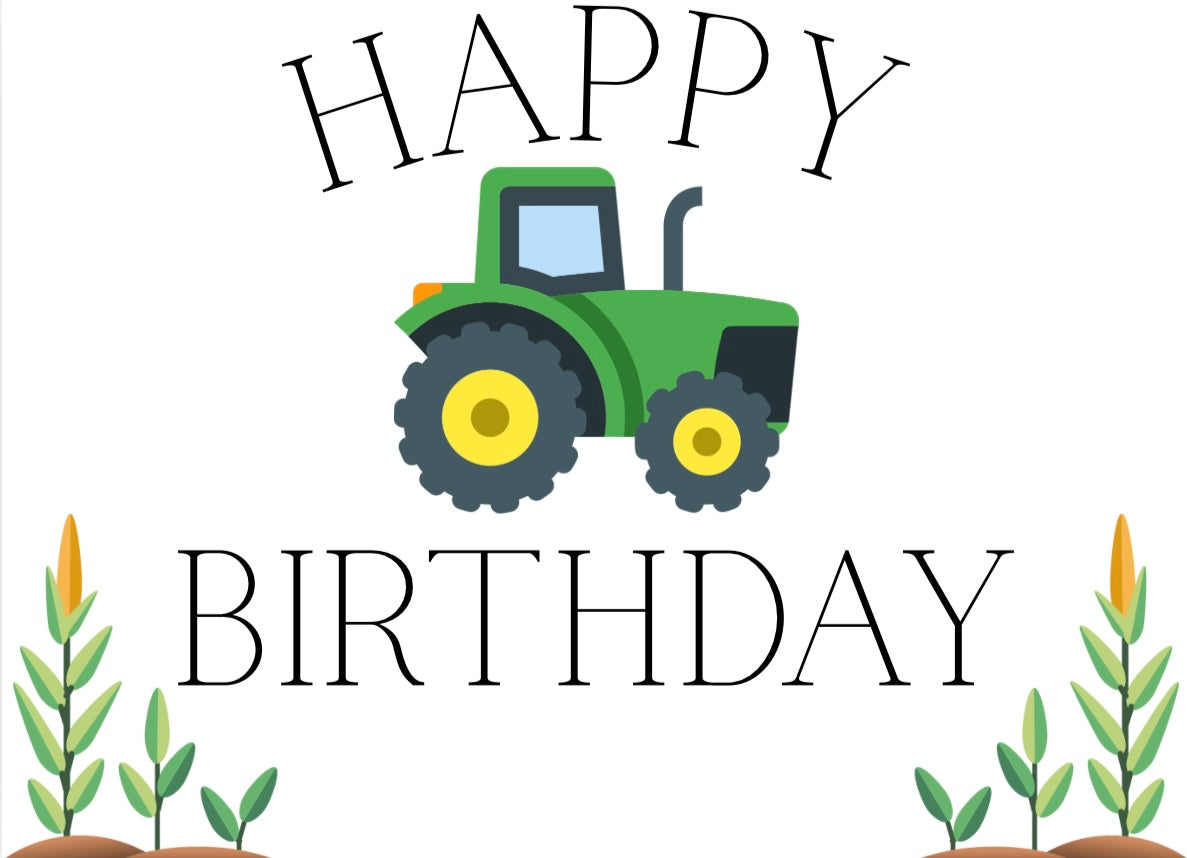 Tractor Birthday